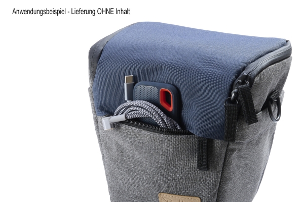 Peter Hadley Helsinki Colt II blau anthrazit Fototasche aus 100 % aus recyceltem Polyester